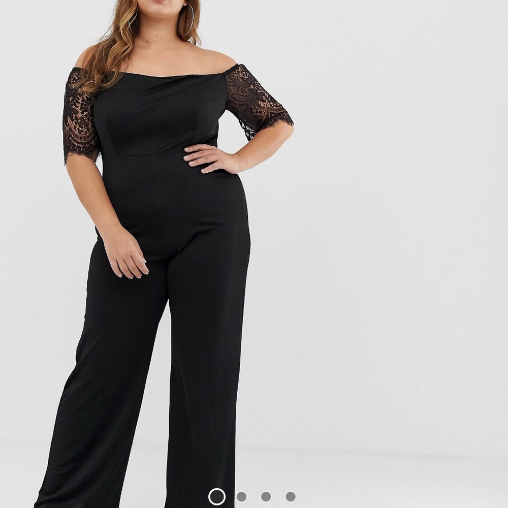 Crochet Sleeve Jumpsuit